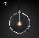 GobekUsa Glass Globe Pendant Light Chandelier for Dining Room, Bedroom, Entryway