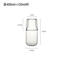 GobekUsa Glass Drinkware Set - Strong Borosilicate Glass - Cold Drink Cup, Tumbler, Juice Milk Pot