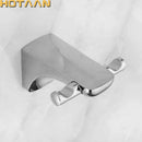 GobekUsa Crystal Zinc Chrome Robe Hook - Bathroom Towel Rack - Luxury Home Decor