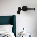 GobekUsa Adjustable Long Arm Wall Lamp for Bedside Reading & Office Decor