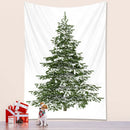 GobekUsa Christmas Tree Bedroom Decoration Wall Tapestry Mattress - Large Bohemian New Year Party Decor