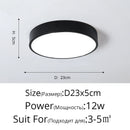 GobekUsa LED Ceiling Light for Corridor Art Gallery Decoration in White or Black