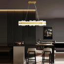 GobekUsa Golden Stainless Steel LED Designer Chandelier for Dining Room