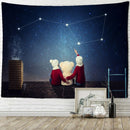GobekUsa Christmas Santa Claus Tapestry: Holiday Decor Big Blanket Wall Hanging & Gift