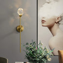 GobekUsa Crystal Wall Lamp: Modern Light Luxury LED Fixture for Bedroom, Living Room & TV Background