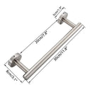 GobekUsa Bathroom Hardware Set: Towel Bar, Robe Hook, Rack, Shelf, Tissue Holder, Hook