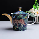 GobekUsa Jungle Animals Bone China Coffee Mug Set for Tea Lovers and Office Use