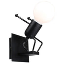 GobekUsa Creative LED Wall Light Indoor Wall Sconce Modern Art Decor Iron E27