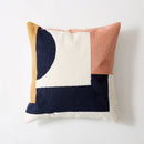 GobekUsa Abstract Embroidered Pillow Cover 45x45cm Pink Beige for Living Room