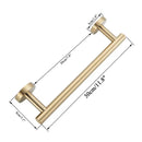 GobekUsa Bathroom Hardware Set: Towel Bar, Robe Hook, Rack, Shelf, Tissue Holder, Hook