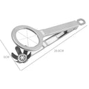 GobekUsa Egg Cutter: Stainless Steel Wire Slicer for Hard-boiled Eggs - Durable Kitchen Tool