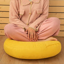 GobekUsa Linen Round Floor Cushion for Meditation Yoga Sofa Chair Bed