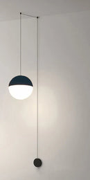 GobekUsa Glass Ball Pendant Lamp LED Chandelier for Kitchen Island Decor