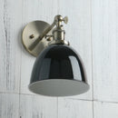 GobekUsa Industrial Black Wall Sconce 6.5'' Modern Stair Light Fixtures