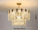 GobekUsa Art Glass Chandelier: Elegant Luxury Lighting for Living, Dining & Bedroom Rooms