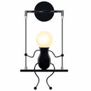 GobekUsa Creative LED Wall Light Indoor Wall Sconce Modern Art Decor Iron E27