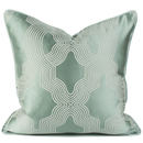 GobekUsa Asian Landscape Painting Jacquard Square Pillow Cover 45x45cm
