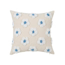 GobekUsa Daisy Flora Embroidered Cushion Cover - Home Decor Yellow Blue Flowers