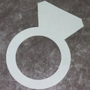 GobekUsa Diamond Ring Cake Mold PET Baking Tools 8/10/12/14inch