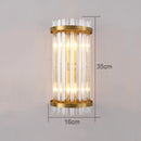 GobekUsa Crystal Wall Lamp: Elegant Lighting for Living Room, Bedroom, and Staircase