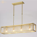 GobekUsa Crystal Rectangle Luxury Chandelier for Elegant Home Décor