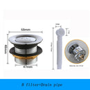 GobekUsa Copper Tub Tub Pop-Up Core Foot Drainer Valve Drain Pipe Fittings