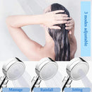GobekUsa High Pressure Shower Head with 3 Modes Plating and Adjustable Handle