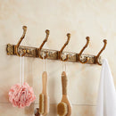 GobekUsa Antique Bronze Carved Robe Hook Towel Hanger for Bathroom and Kitchen