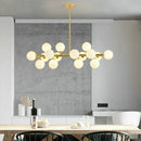 GobekUsa Glass Ball LED Chandelier for Home Interior Lighting and Kitchen Staircase