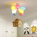 GobekUsa LED Balloon Ceiling Light for Living Dining Room Decor