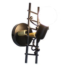 GobekUsa Cartoon Doll Wall Sconce: Modern Iron Art Light for Kids Room