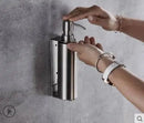 GobekUsa Black Stainless Steel Wall-Mounted Soap Dispenser