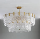 GobekUsa Art Glass Chandelier: Elegant Luxury Lighting for Living, Dining & Bedroom Rooms