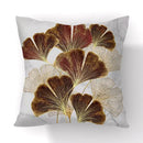 GobekUsa Big Leaves Cushion Covers - Nordic Simple Decorative Pillows for Living Room