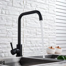 GobekUsa Kitchen Faucet Hot Cold Water Mixer - Matte Black/Brushed Nickel Kitchen Taps