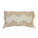 GobekUsa Boho Style Tufted Tassles Cotton Linen Cushion Cover for Home Sofa Bed