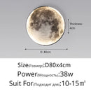 GobekUsa LED Moon Wall Lamp: Minimalist Indoor Lighting for Bedroom and Living Room Decor