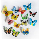GobekUsa Butterfly Flower Cake Toppers - Birthday Wedding Decoration