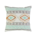 GobekUsa Boho Style Cotton Woven Pillow Cover with Tassels & Pompom - 45x45cm
