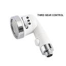 GobekUsa 3 Modes White Water Faucet Handheld Shower Nozzle for Bathroom and Kitchen