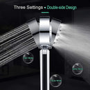 GobekUsa Double-sided High Pressure Showerhead with Shower Gel Container