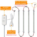 GobekUsa LED Tube Lamp SMD2835 72 LEDs Showcase Cabinet Strip Lighting