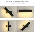 GobekUsa 360 Degree Rotate Wall Lamp for Bedroom Hotel Bedside Sconce Reading Light