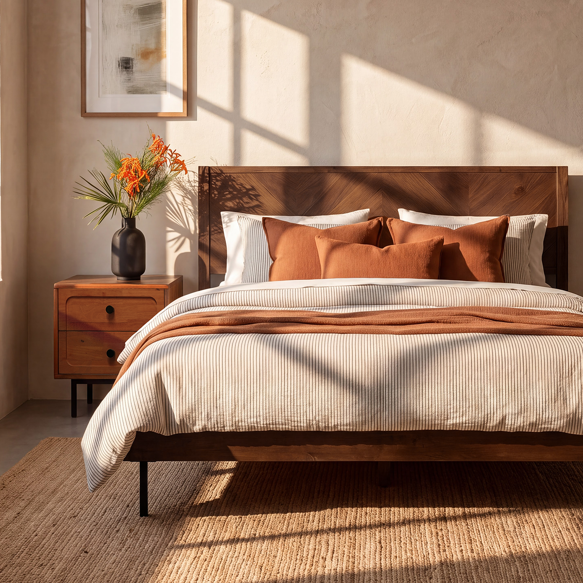 Alander Solid Wood Bed Frame, photo 12 of 25