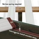 Aurora Solid Wood Bed Frame by Megsu