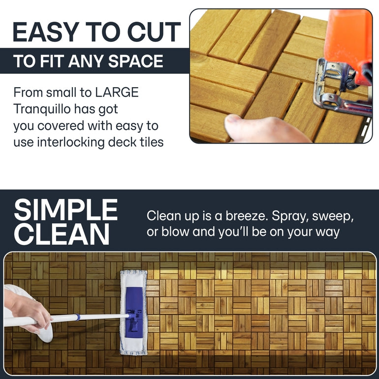 Solid Wood Deck Tiles Set 10, photo 16 of 18