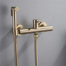 GobekUsa Hand Held Bidet Sprayer Kit with Hot and Cold Copper Valve for Luxury Bathroom