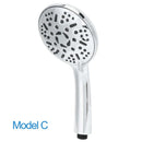 GobekUsa 9-Function Big Panel Handheld Shower Head - High Pressure Water Saving Massage