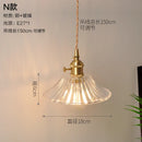 GobekUsa Glass Copper Pendant Light: Modern Nordic Style Hanging Lamp for Kitchen, Dining, and Living Room