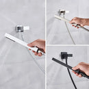 GobekUsa ABS Plastic Hand Shower with Hose, Bracket | Wall Mounted Handheld Shower